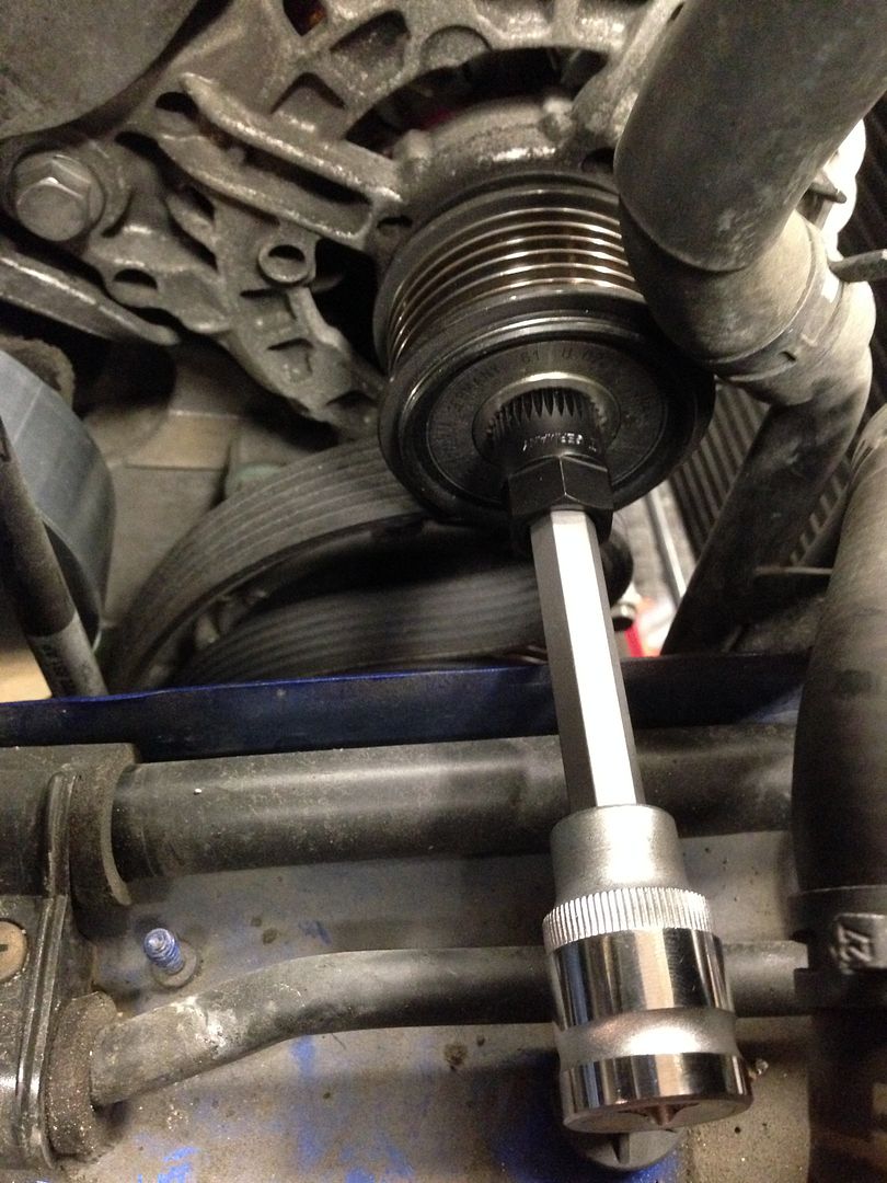 Removing alternator pulley info needed VW Vortex Volkswagen Forum